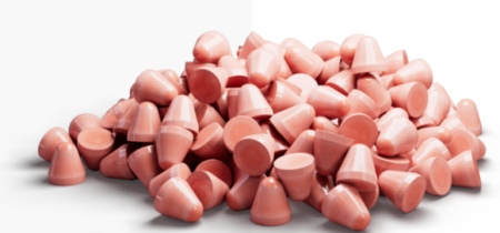 Наполнитель для галтовки Пластик Конус 50 мм LC Легкая шлифовка